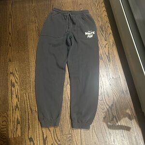 White fox off stage joggers